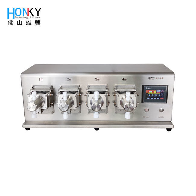 Cosmetic Liquid Multiple Head Filling Machine System Ceramic Piston Pump Filling Machine For The Packing Machine
