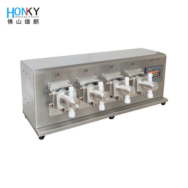 Cosmetic Liquid Multiple Head Filling Machine System Ceramic Piston Pump Filling Machine For The Packing Machine