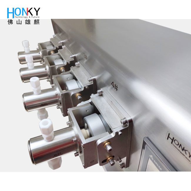 Cosmetic Liquid Multiple Head Filling Machine System Ceramic Piston Pump Filling Machine For The Packing Machine