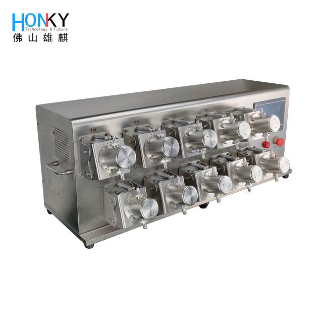 Full Automatic Multiple Head XQX2 System 6ml Ceramic Filling Pump High Precision For Pharma Liquid Dispensing Filler