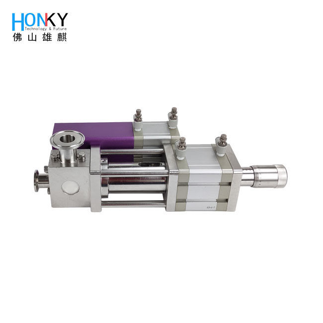 Air Pressure 0.4-0.6Mpa Touch Screen Paste Filling Machine PLC Control Easy To Operate