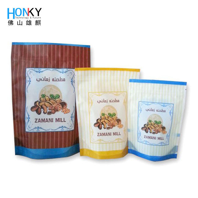 Automatic Preformed Quad Stand Up Ziplock Gusset Bag Fill Seal Packing Machine with PLC Control and 304 Stainless Steel