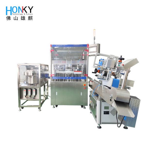 Fully Automatic Filling Machine Virus Sampling Tube Filling And Capping Machine With Double Head System For Bio Reagent Filling