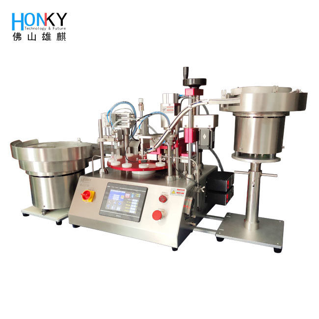 Desktop Filling Machine 40BPM 2ml Reagent Tube Filling And Capping Machine With Stainless Steel Construction