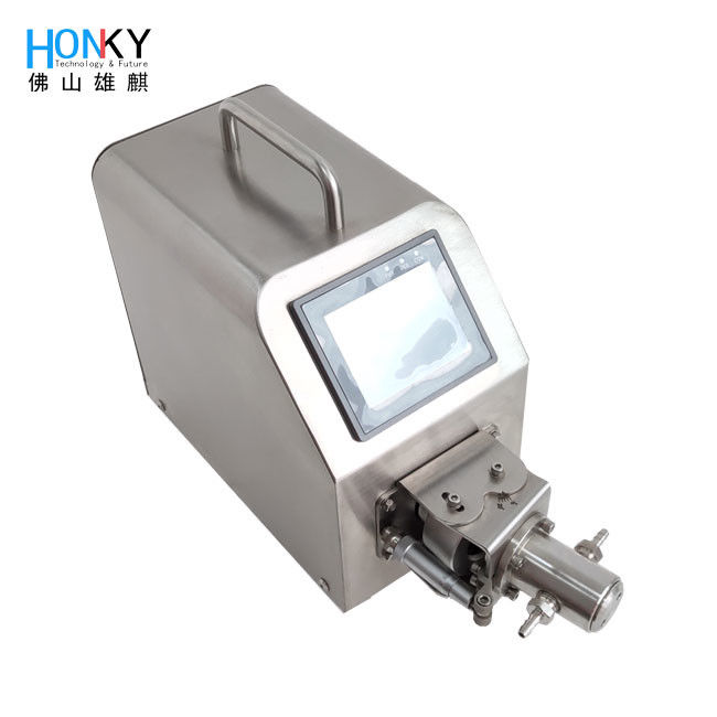 Portable Desktop Micro Volume Filling Machine with High Precision Ceramic Pump for 30-50 PCS/MIN Liquid Filling