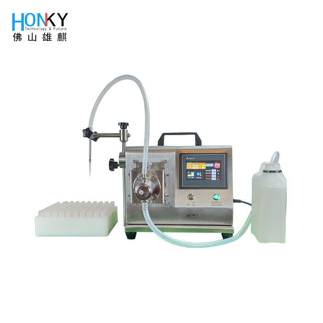 Portable Desktop Micro Volume Filling Machine with High Precision Ceramic Pump for 30-50 PCS/MIN Liquid Filling