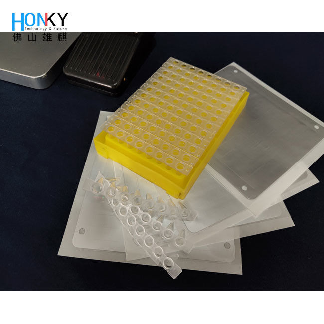 Desktop PCR Foil Sealing Machine with 170°C Heating 30 PCS/Minute and Adjustable Temperature for Laboratory Use