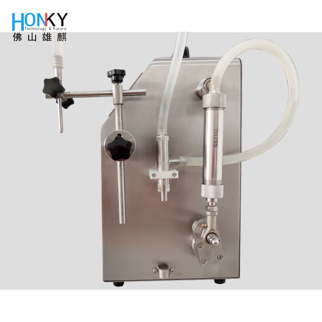 Desktop Portable 10ml Perfume Liquid Filling Machine Small Perfume Filler With High Precision Piston Pump For Perfume
