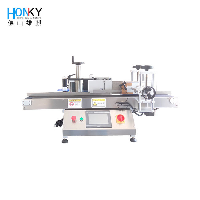 Small Round Bottle Labeling Machine With Transparent Label Sensor For Filling Packing Machine Suppliment