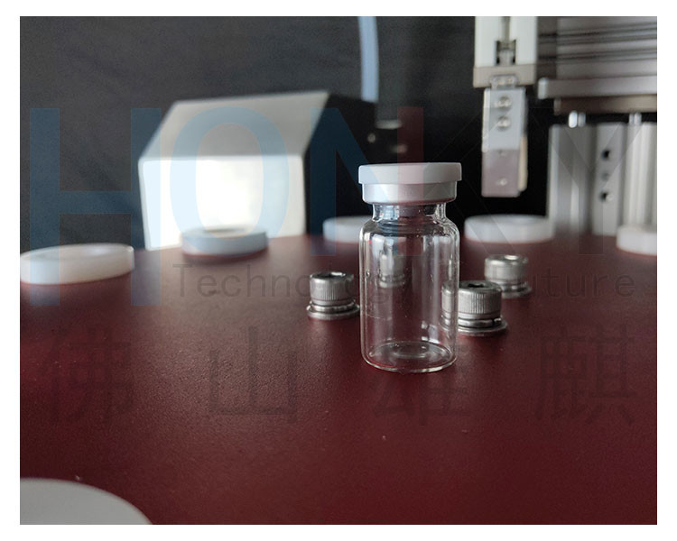 550W 5ml Skin Care Vial Filling And Capping Machine For Cosmetic Liquid