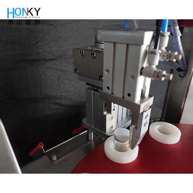 Tabletop Small Business Using 5ml Vial Filling And Crimping Machine With Multiple Size Mold Changing For Oil Liquid