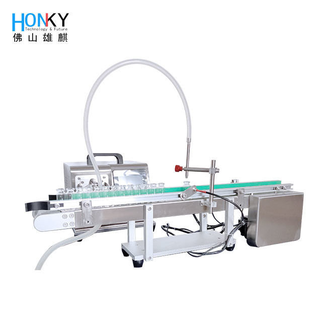 Automatic 5ml Vial Filling Machine Small Filling Line With Bottle Feeding Conveyor For Small Business Using