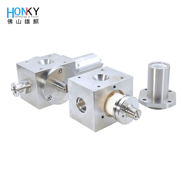 Air Driven Type OEM Filling Machine Parts Ceramic Piston And Ceramic Rotary Valve With Customzing Size For Piston Pump