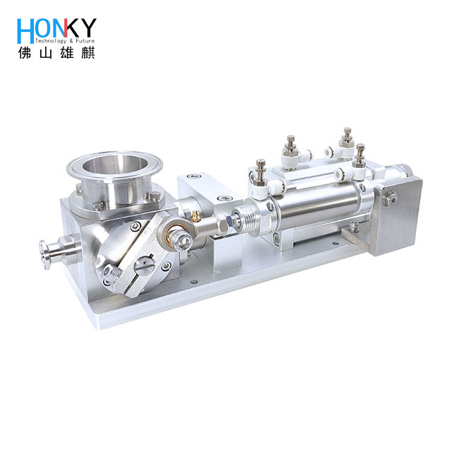 Air Driven Manual Adjustment OEM Rotary Valve Pneumatic Piston Filling Pump With Oem Service For Cream Lotion Filling