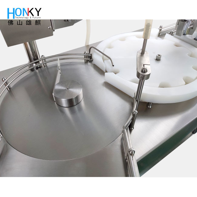Desktop 15ml Essential Oil Vial Filling And Capping Machine With Servo Capping Function