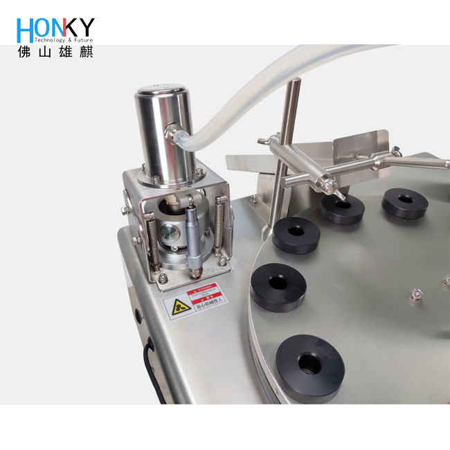 Mini Size Desktop Bottle Filling And Capping Machine With Mold Customizing For Perfume Sample Liquid Filling High Precision