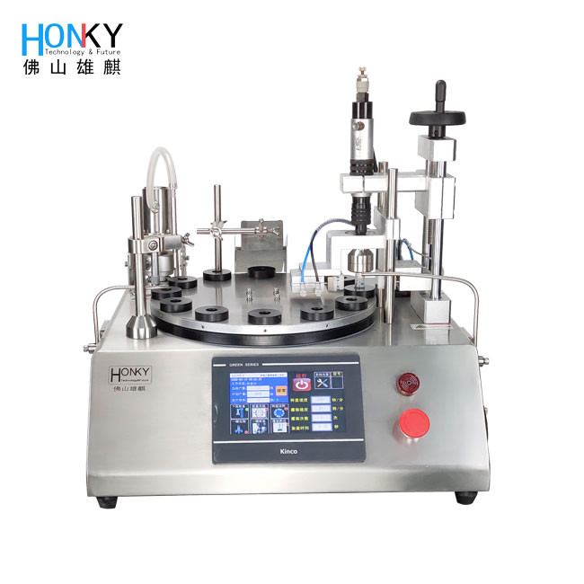 Glass Bottle 30 BPM Automatic Capping Machine With Filling Function