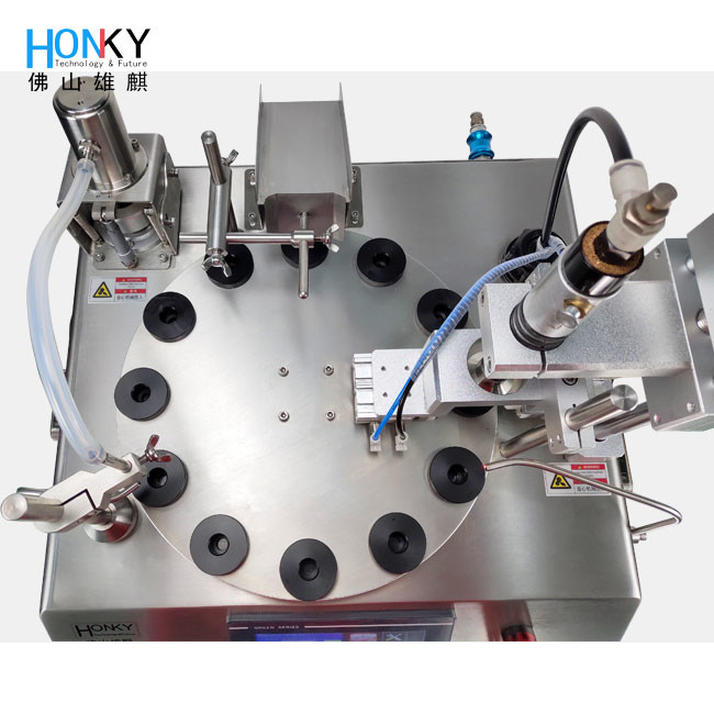 550W  0.3ml Reagent Vial Filling Capping Machine 30b/M Desktop Structure