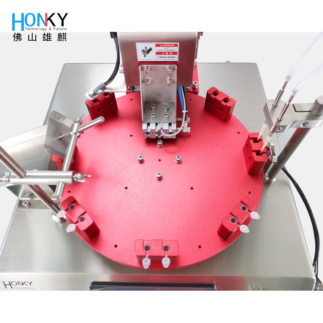 Clean Bench Type Desktop Using Centrifugal Tube Filling And Capping Machine With Small Volume High Precision Pump For Bio Reagent Filling