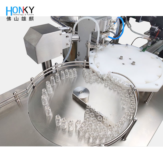 Full Automatic Frozen Dry Powder Filling And Capping Machine With Code Printing Function