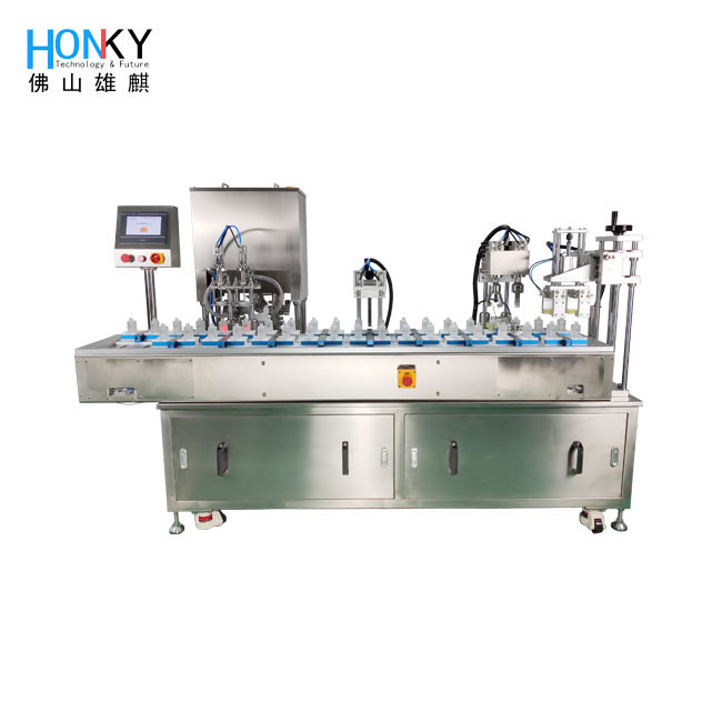 Automatic BB Cream Paste Filling Capping Machine With Double Ceramic Piston Pump For Cosmetic Cream