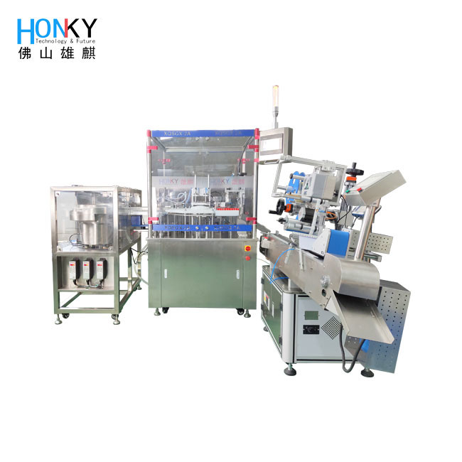 Fully Automatic Filling Machine Virus Sampling Tube Filling And Capping Machine With Double Head System For Bio Reagent Filling