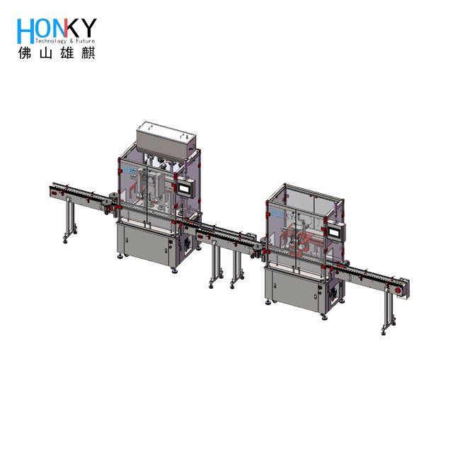 Full Automatic Detergent Liquid Filling Line Daily Chemical Automatic Filling Machine With High Precision Filling Pumps