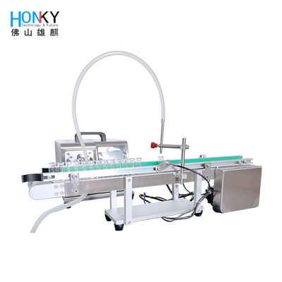Desktop Vial Filling Machine with Ceramic Pump for 60-80 PCS/MIN and Compact Design for Small Batch Filling