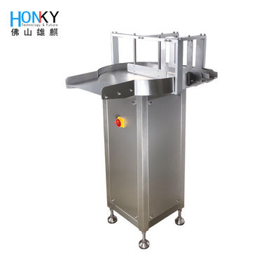 Customized SUS 304 Flame Retardant Bottle Feeding Table For Filling And Labeling Machine