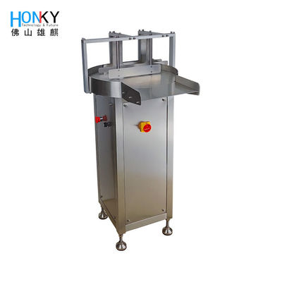 Customized 500W Stainless Steel 304 Bottle Feeding Machine For Syrup Filling And Packing Line
