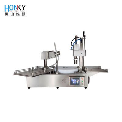 Semi Automatic 25 BPM Vial Filling And Capping Machine Desktop Design