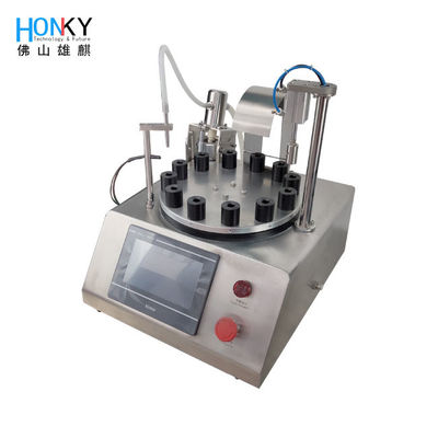 2ml Perfume Sample Filling Machine with Ceramic Pump and 34 b/m Speed for High Precision Desktop Vial Filling