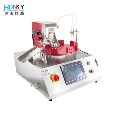 Desktop Centrifuge Tube Vial Filling Machine with Ceramic Metering Pump for 0.2-1.5ml Automatic Filling and Capping