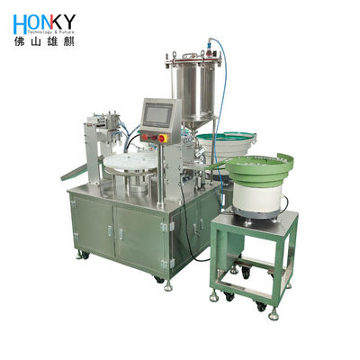9ml Massage Cream Filling Machine Full Automatic Vial Syringe Filling And Plug Pressing Machine