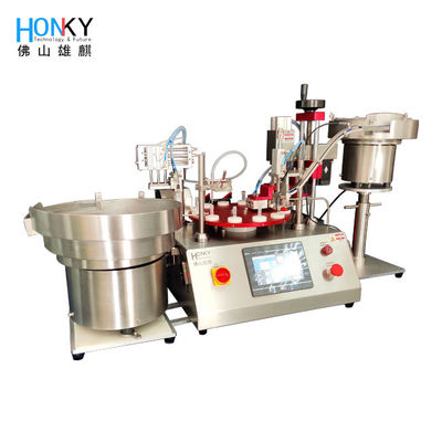 Desktop Automatic Reagent Bottle Filling Machine with 50BPM Ceramic Pump and 304 Stainless Steel Construction