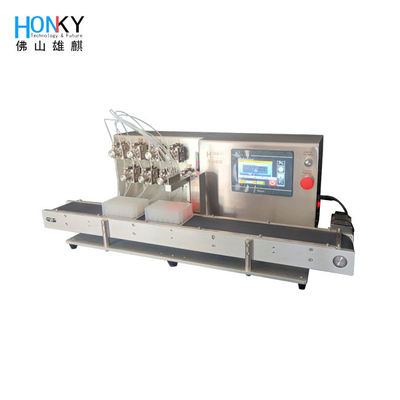 10 Plate/min Diagnostic Reagent Liquid Filling Machine with Ceramic Pump and 304 Stainless Steel Desktop Design