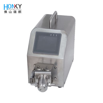 High Precision Desktop Filling Machine with Ceramic Pump for 60 PCS/MIN Small Volume Liquid Filling